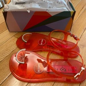 Katy Perry watermelon jelly sandals